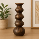 Florero Calipso Óxido Marrón 7x34x34 cm | Lala Home Colombia